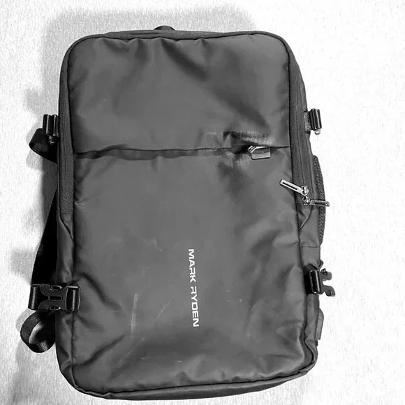 Mark Ryden Black Travel Backpack Laptop Bag 18"x12"x8" - Picture 1 of 9